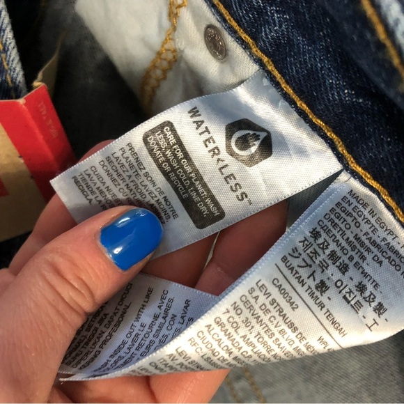 Levi’s 505 Regular Big & Tall 50x30 Men Jeans Blue - Picture 5 of 10